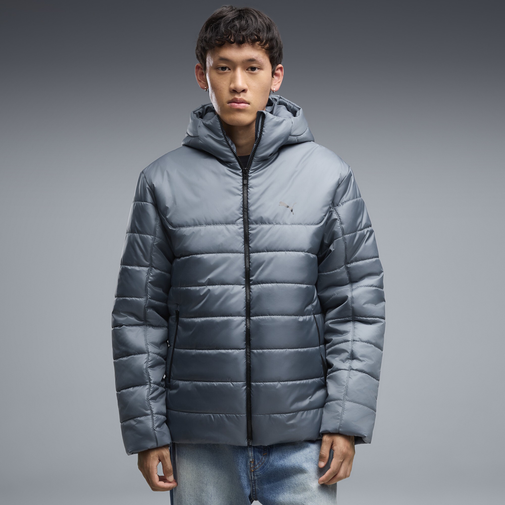 PUMA Doudoune capuche Essentials Homme Vtements Bleu XL 90 €