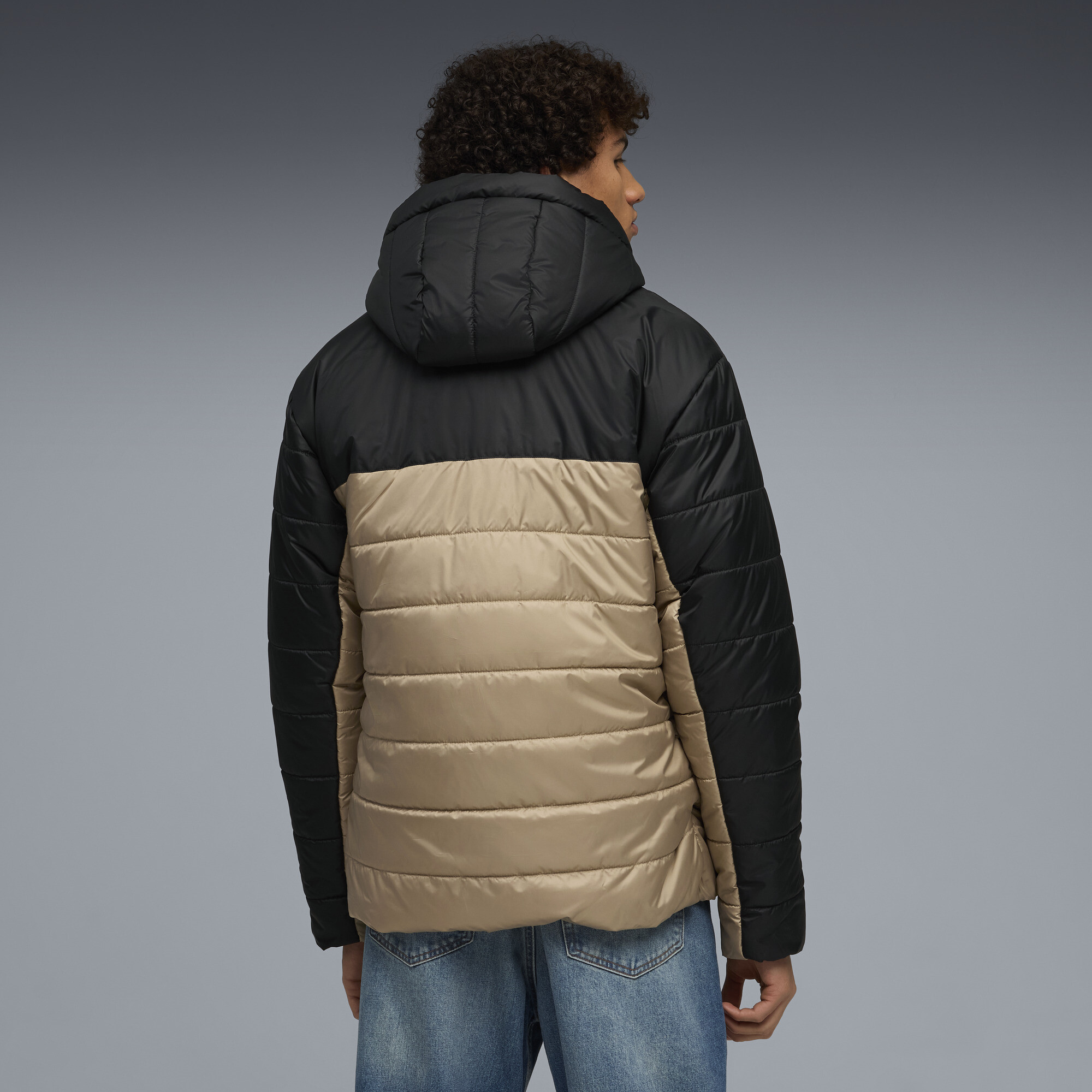 PUMA Essentials gewatteerd jack met capuchon voor Heren, Maat L thumbnail 5