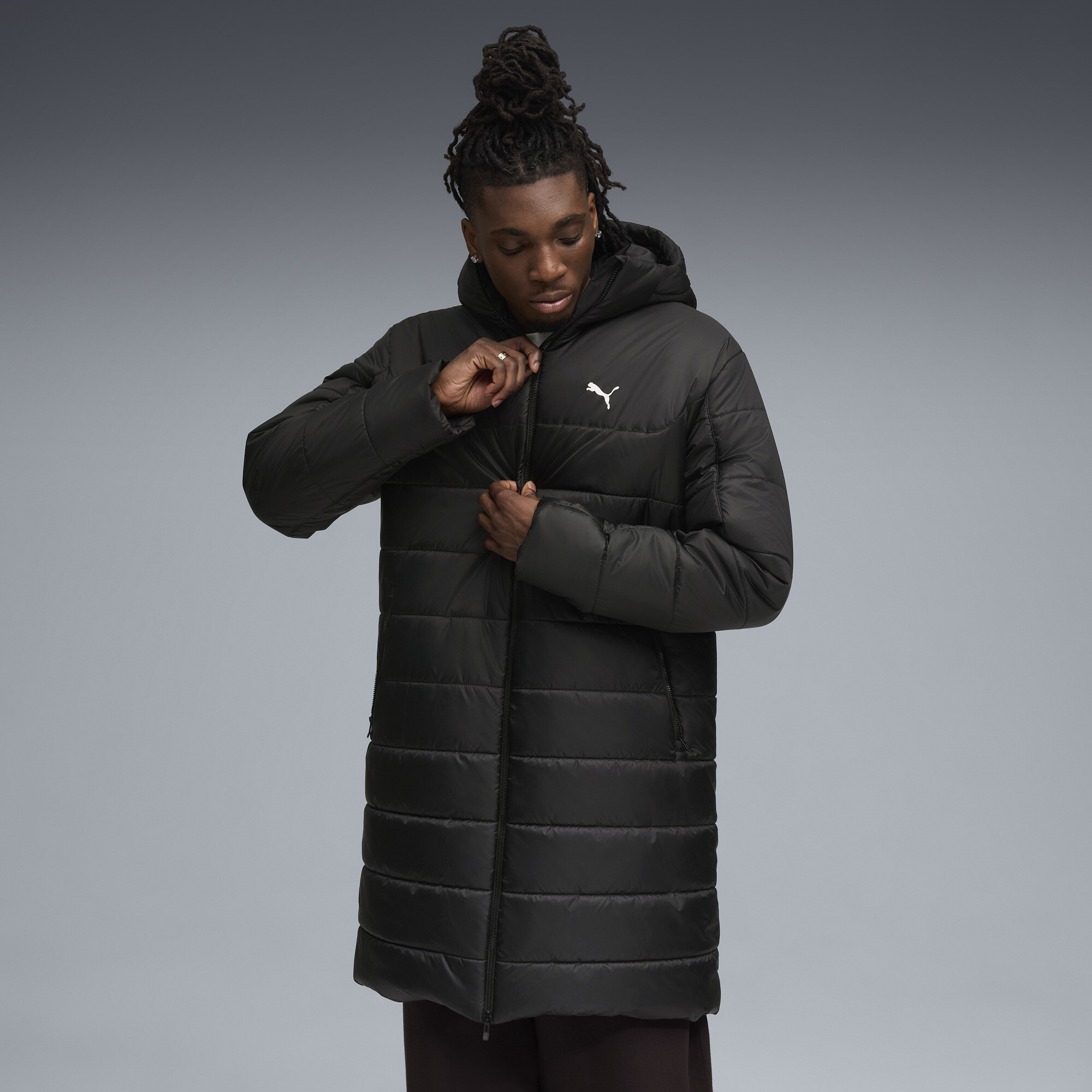 Куртка Essentials Hooded Padded Parka Men | Колір: Чорний | Puma