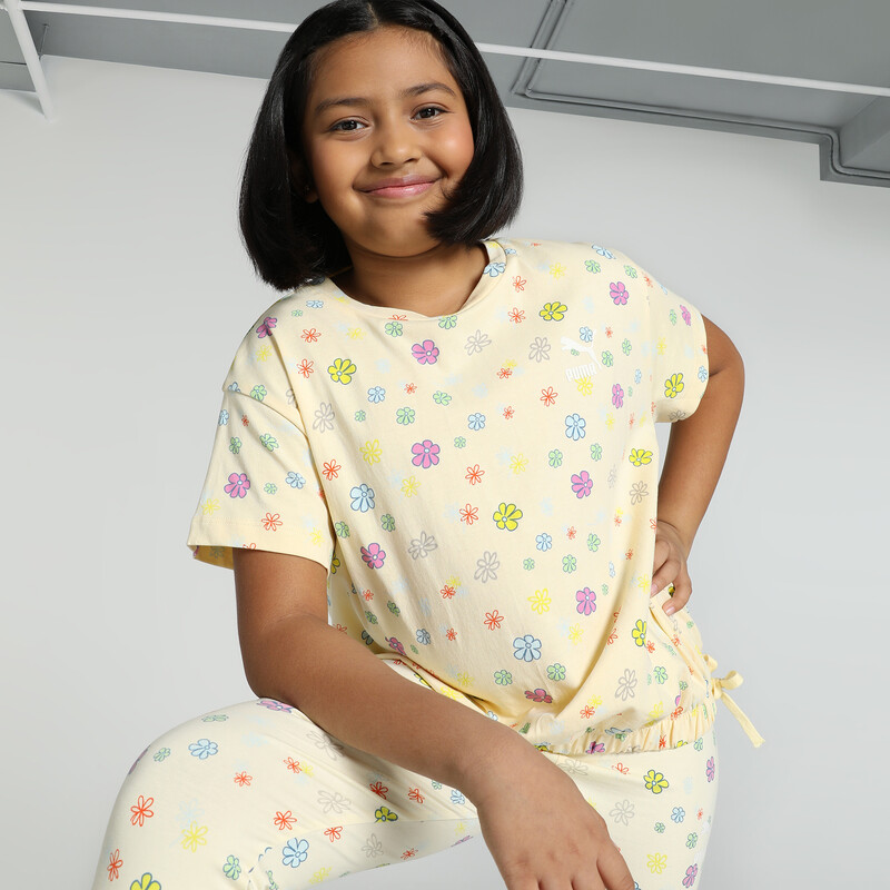 

PUMA CLASSICS BUBBLE BLOOM Girl's Relaxed Fit Tee