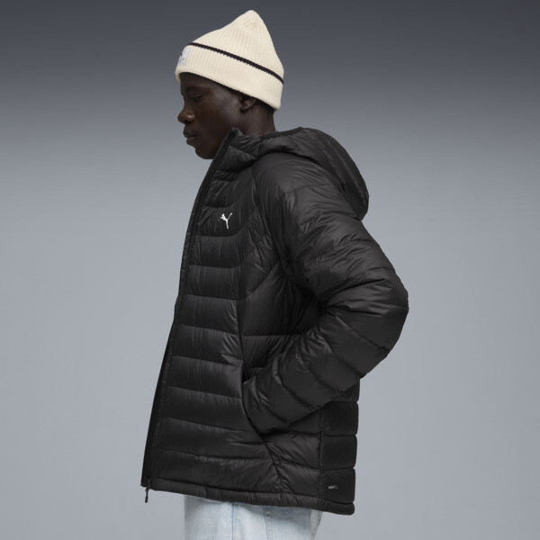 Campera PUMA de plumón con capucha PACKLITE para Hombre En Negro