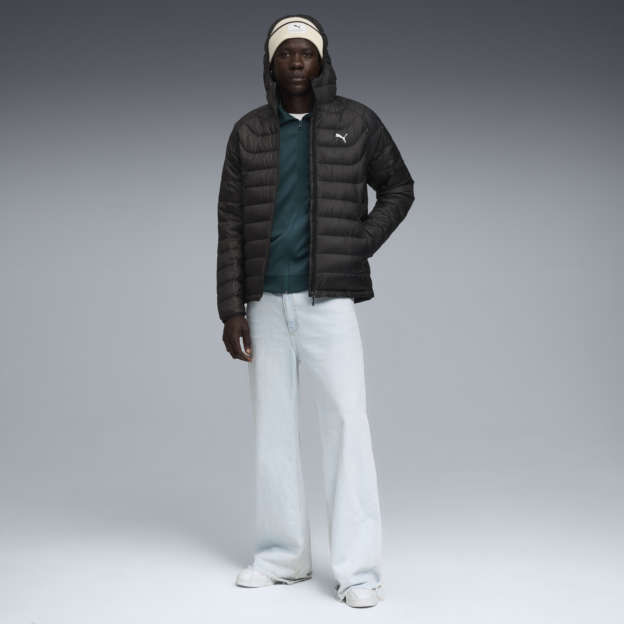 PUMA PACKLITE donsjack met capuchon voor Heren, Zwart, Maat M thumbnail 4