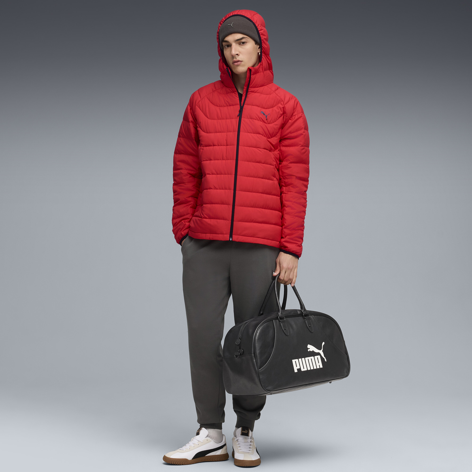 PUMA PACKLITE donsjack met capuchon voor Heren, Rood, Maat S thumbnail 4