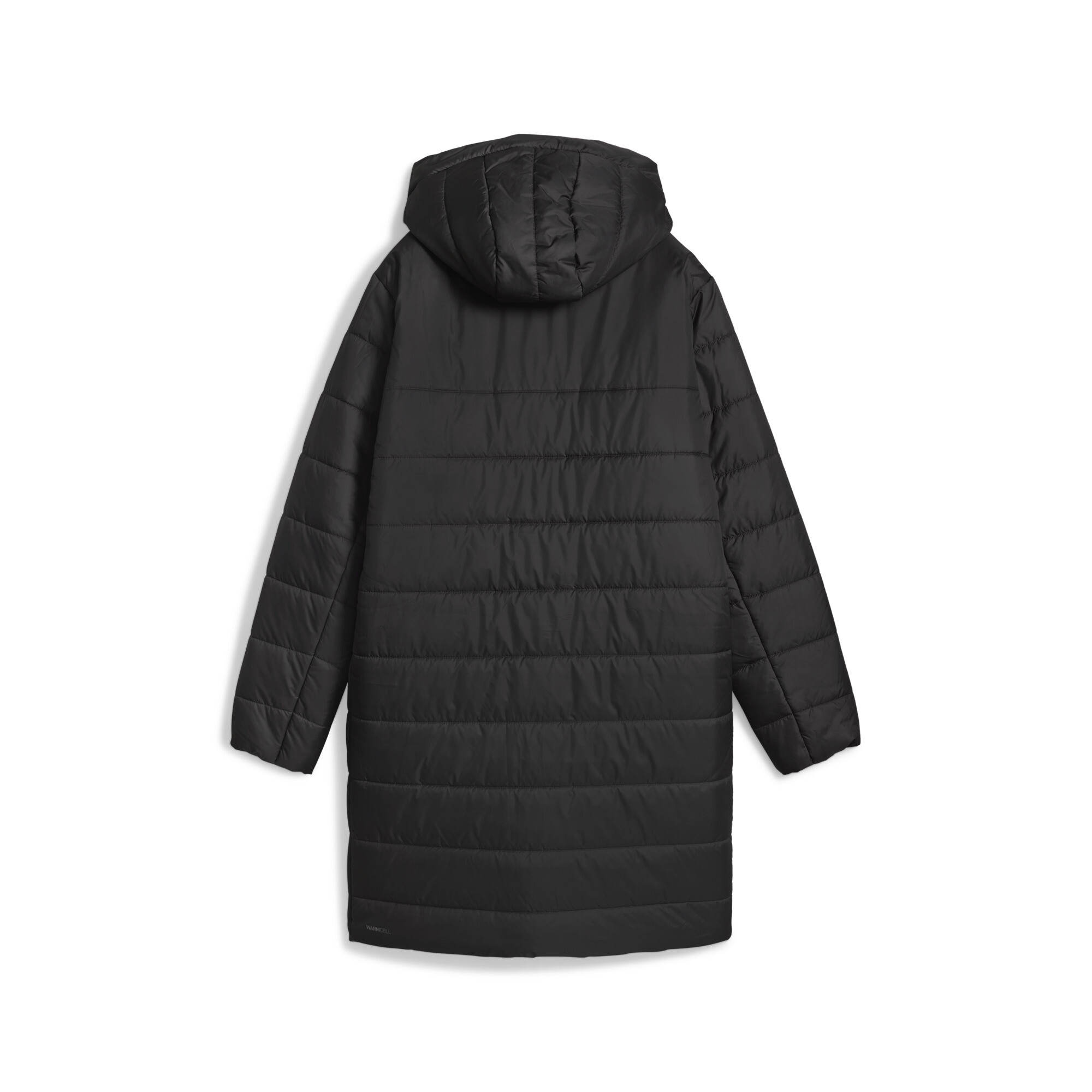 PUMA Essentials gewatteerde parka met capuchon voor Dames, Zwart, Maat M thumbnail 2