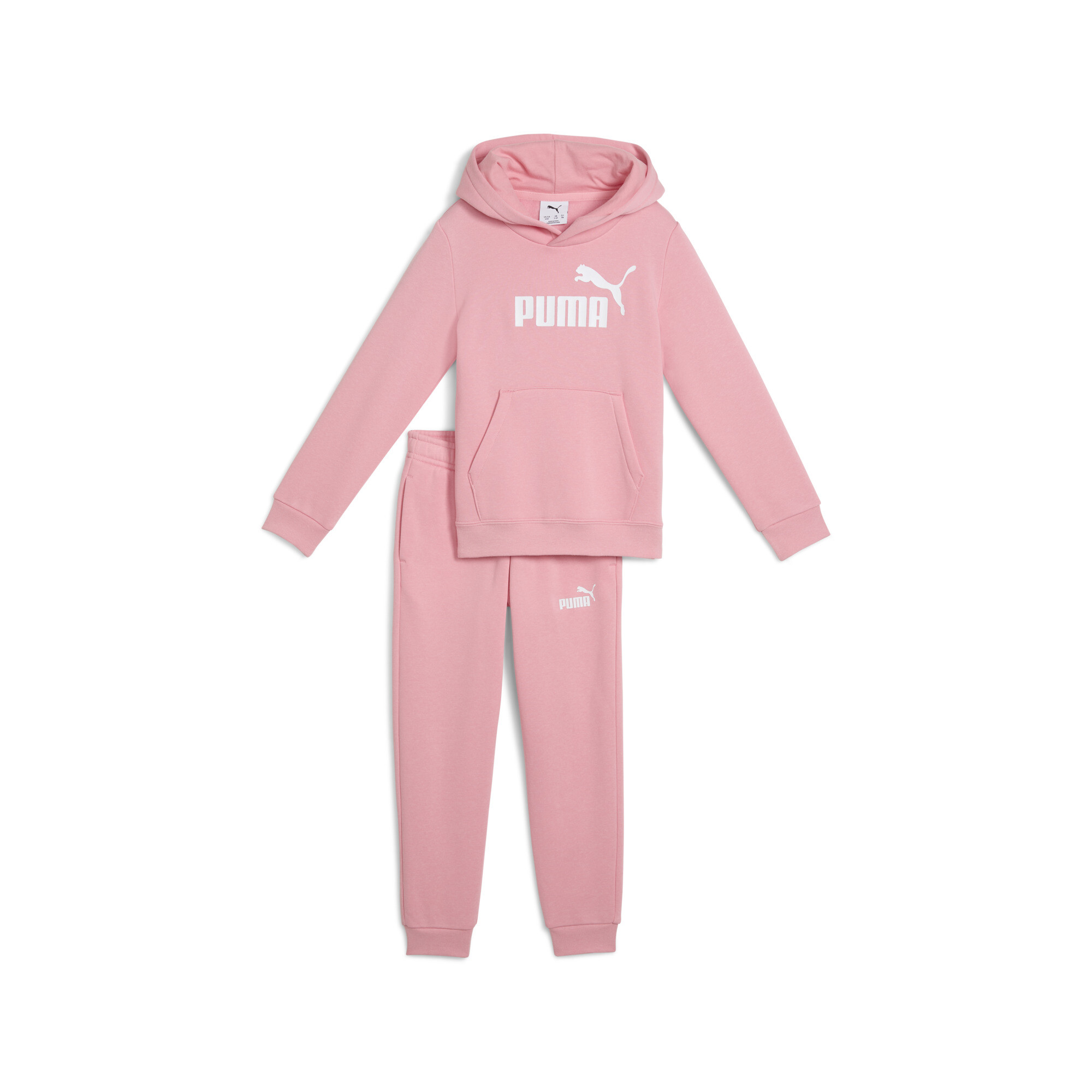 PUMA Essentials No.1 Logo joggingpak, Roze, Maat 3-4Y thumbnail 3
