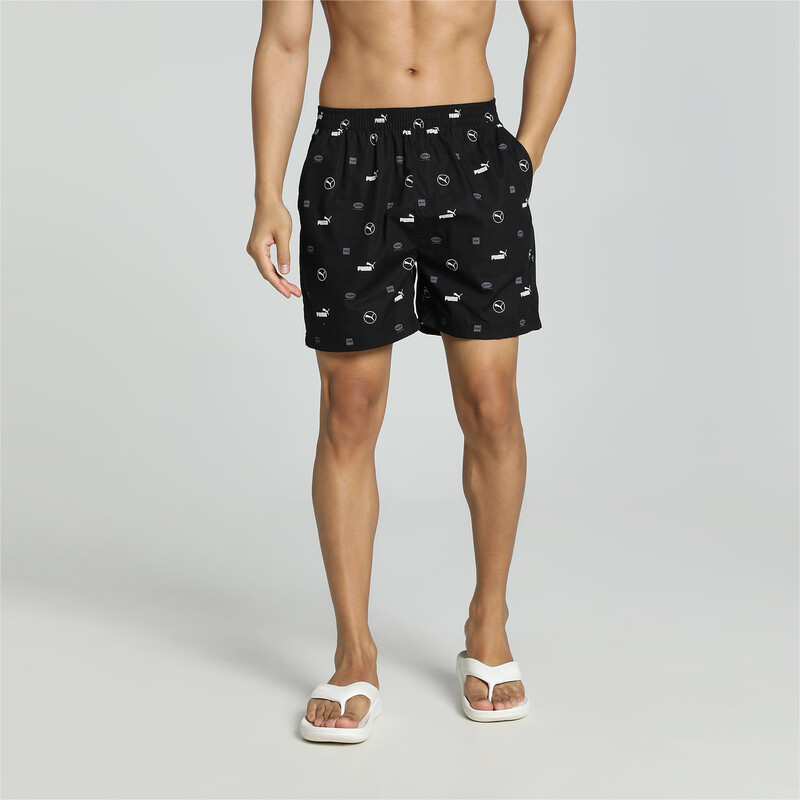 

Men's PUMA Printed Woven Boxers With Side Pocket-Pack Of 1