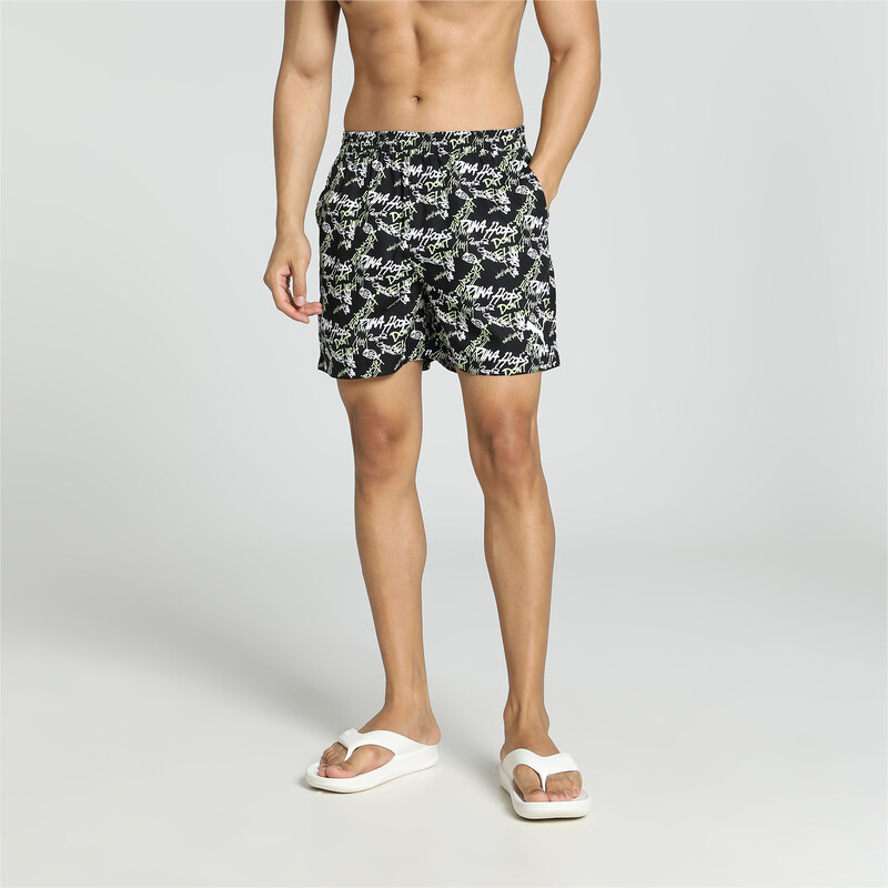 Men's PUMA Printed Woven Boxers With Side Pocket-Pack Of 1