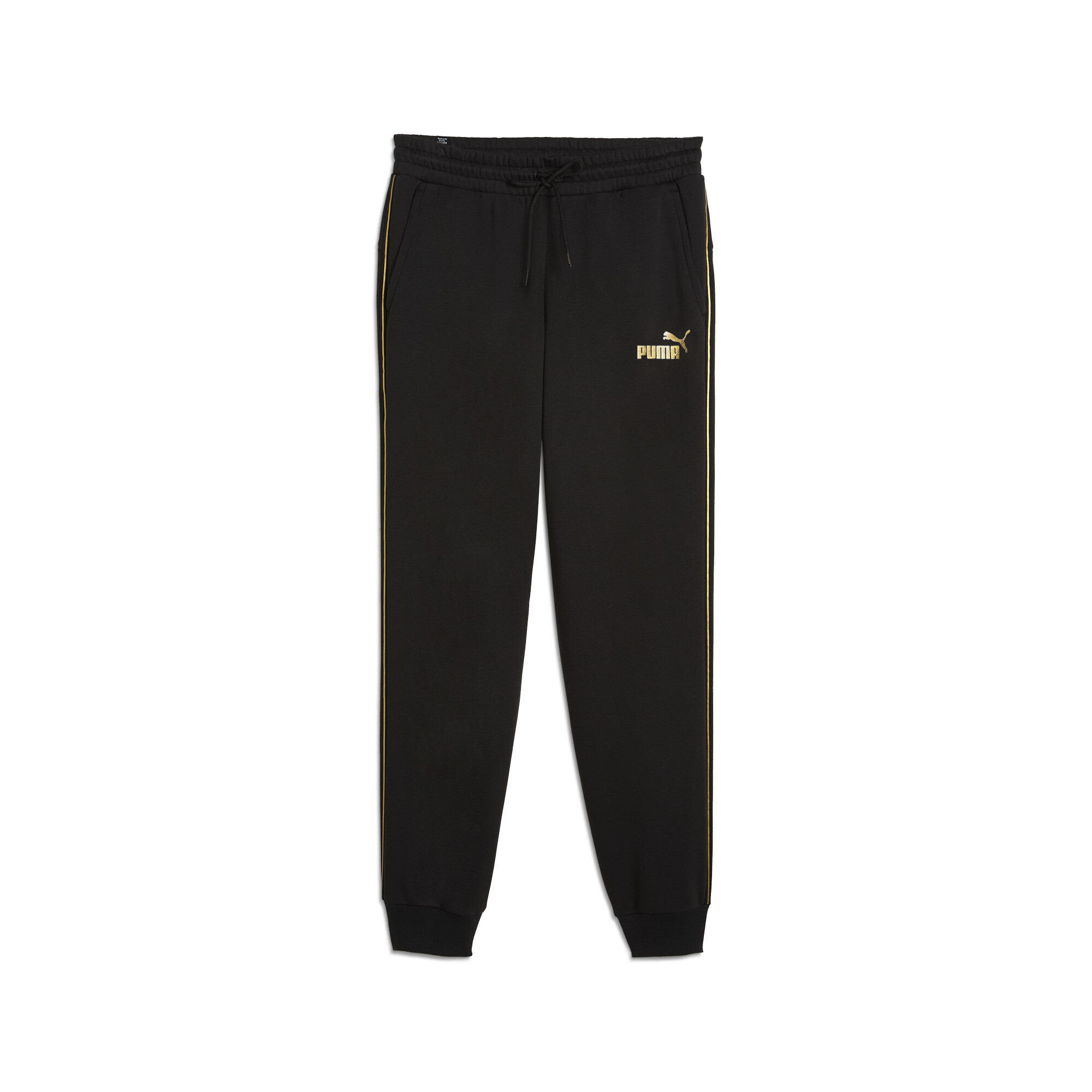 Men's Puma MINIMAL GOLD Sweatpants, Black, Size XXL, Clothing