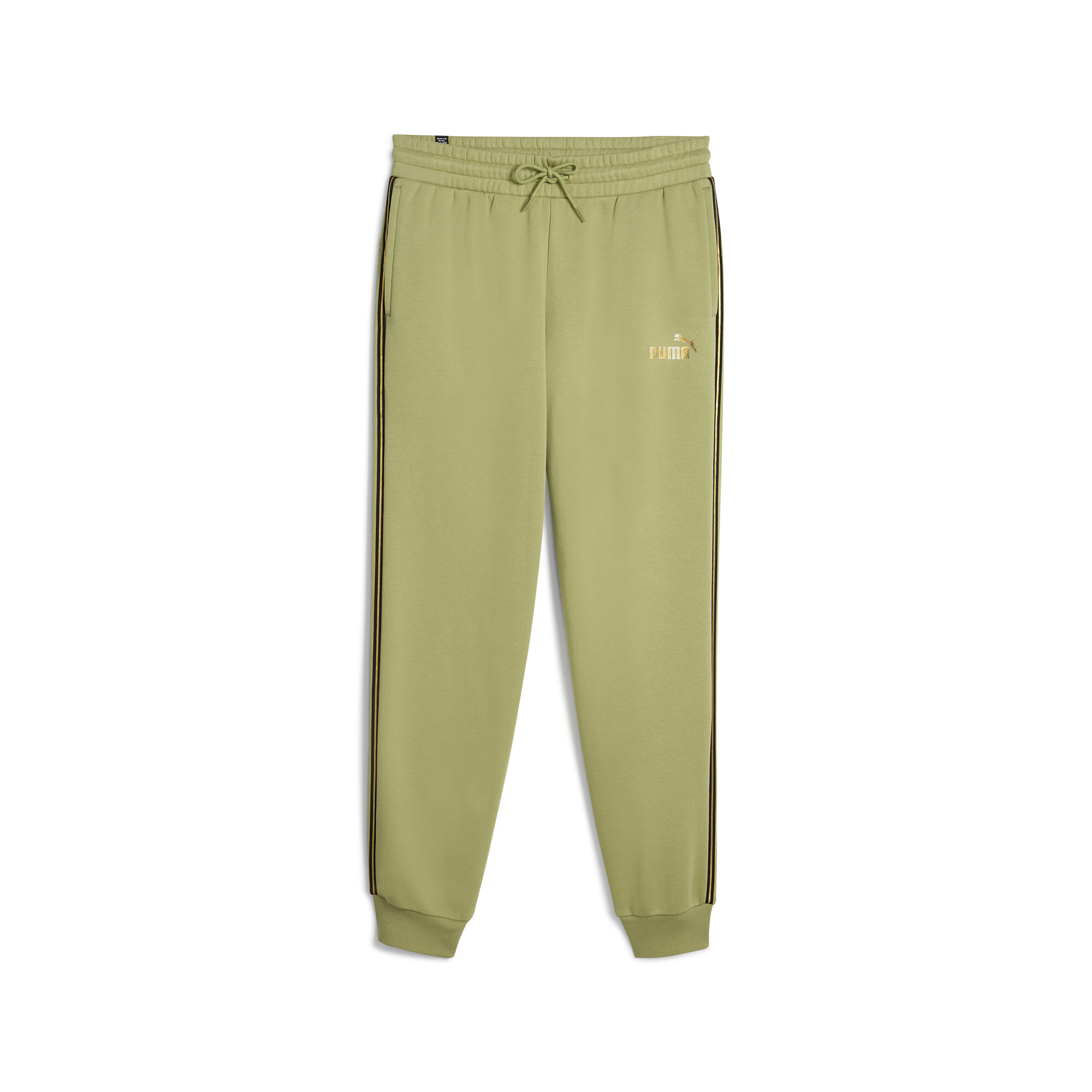 Women's Puma MINIMAL GOLD Sweatpants, Green, Size L, Clothing