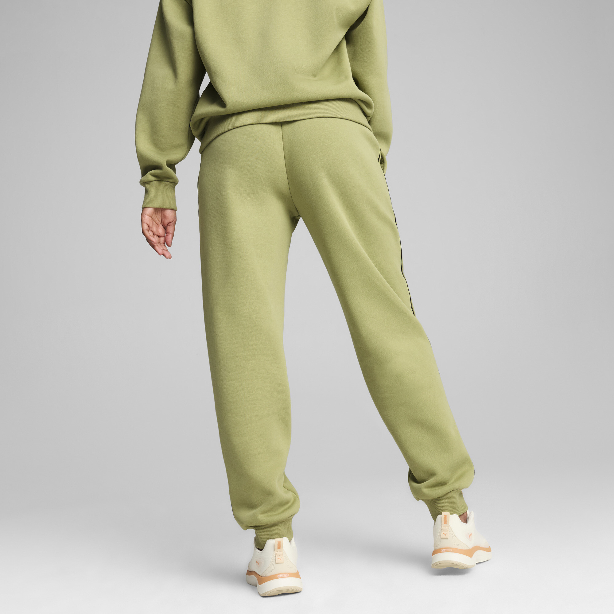 Women's Puma MINIMAL GOLD Sweatpants, Green, Size L, Clothing