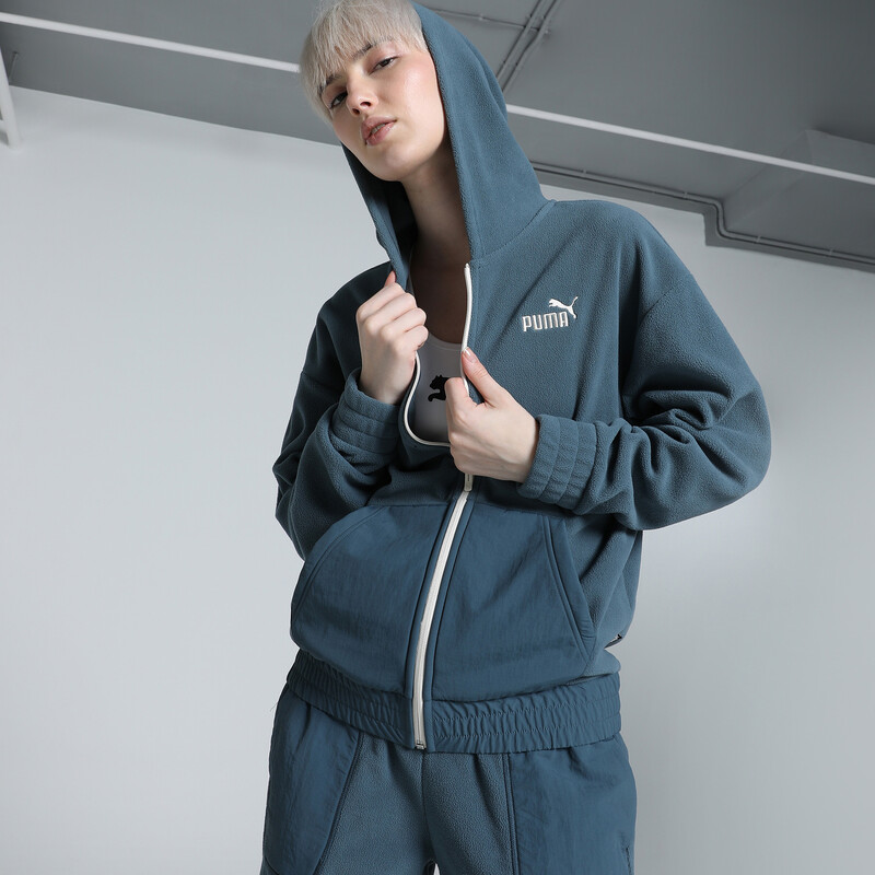 

Women's PUMA ELEVATED Full-Zip Hoodie