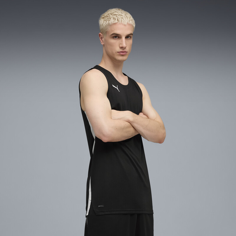 

Men's PUMA teamJAWS Starter Sleeveless Basketball Jersey