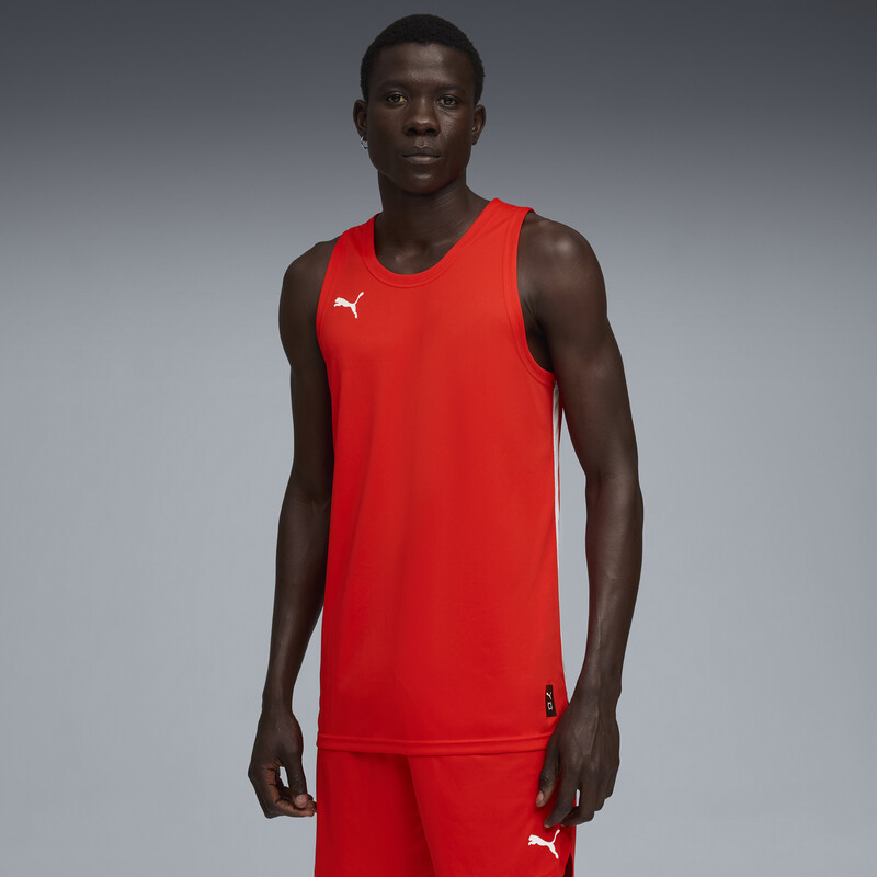 

Men's PUMA teamJAWS Starter Sleeveless Basketball Jersey