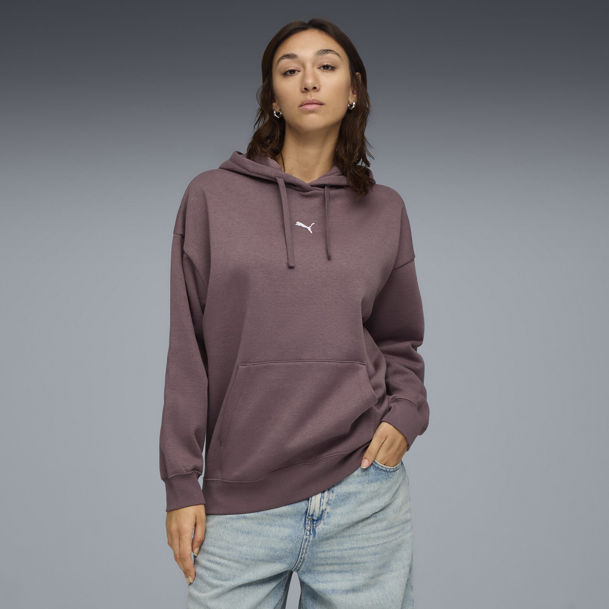 Худі Essentials Oversized Hoodie Women | Колір: Фіолетовий