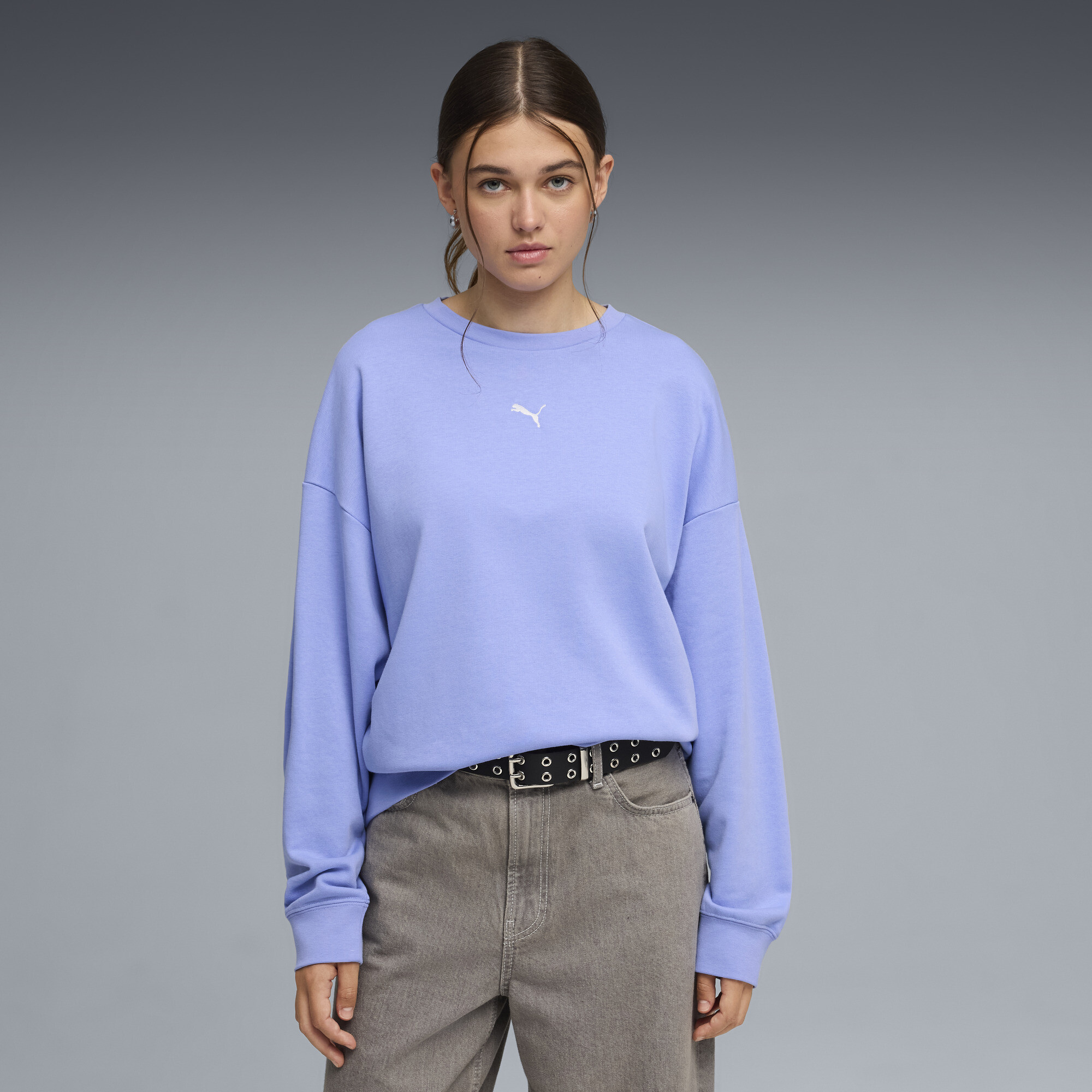 D’s WAVE ENCORE SWE テソン　トレーナー　L Свитшот Essentials Oversized Crew Women | Цвет: Фиолетовый