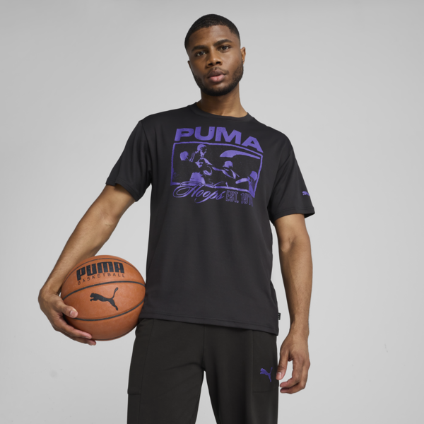 Rival Rage Tee 1 Men, PUMA Black, large-MEX