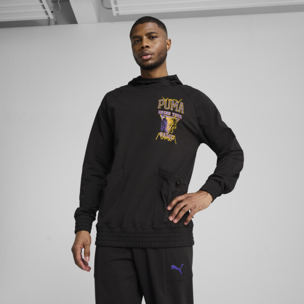 Buzo PUMA Hoodie Tech Rival Rage para Hombre En Negro