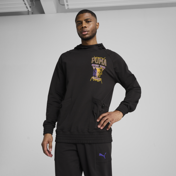 Buzo Hoodie Tech Rival Rage, PUMA Black, large-ARG