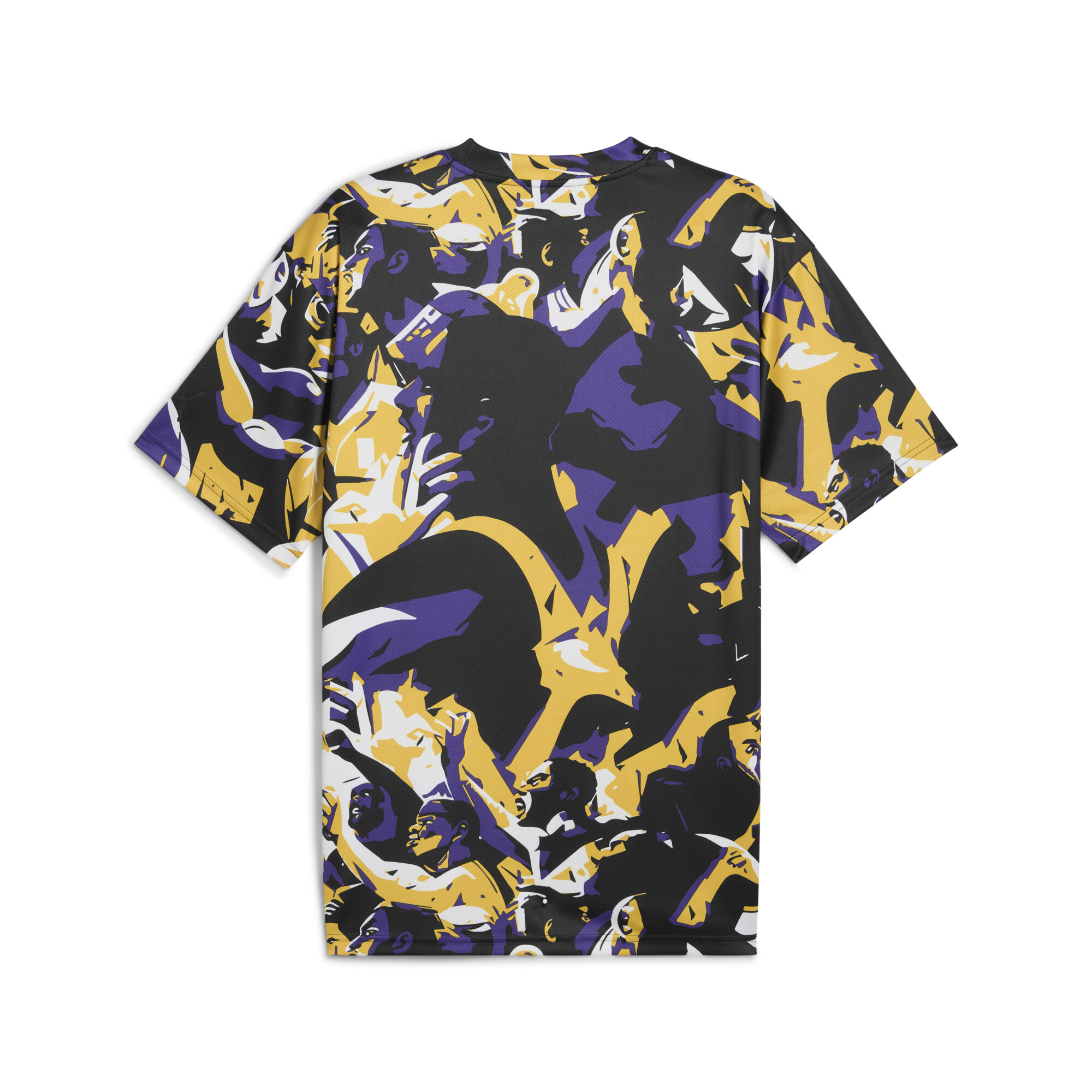 Rival Rage T-shirt met all-over print voor Heren, Grijs, Maat M | PUMA