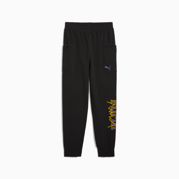 Rival Rage Tech Basketball Pants Men, PUMA Black, large-MEX
