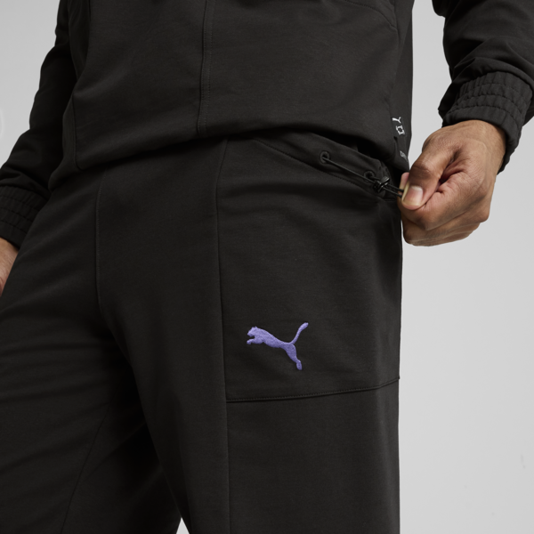 Rival Rage Tech Basketball Pants Men, PUMA Black, large-MEX
