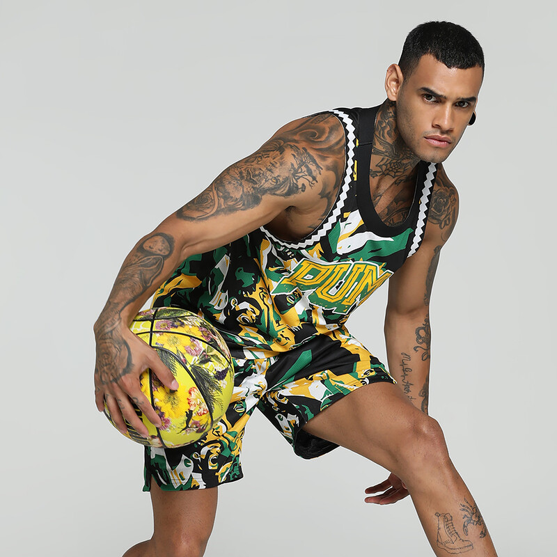 Men's PUMA Rival Rage All-Over Print Mesh Basketball Tank