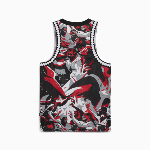 Rival Rage All-Over Print Mesh Tank Men, For All Time Red, large-MEX