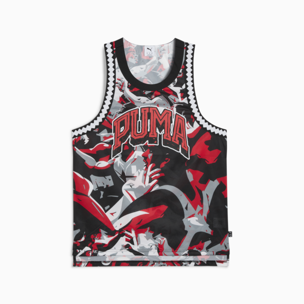 Rival Rage All-Over Print Mesh Tank Men, For All Time Red, large-MEX