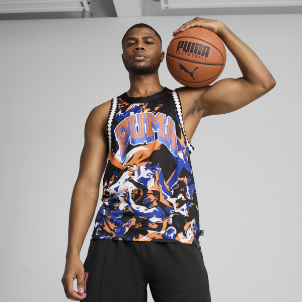 Rival Rage All-Over Print Mesh Tank Men, Vivid Blue-AOP, large-MEX