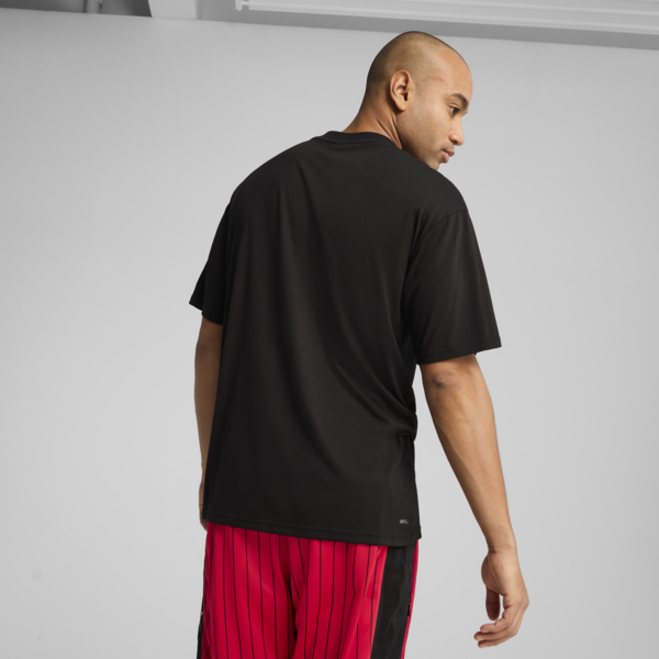 Rival Rage Basketball Tee Men, PUMA Black, large-MEX