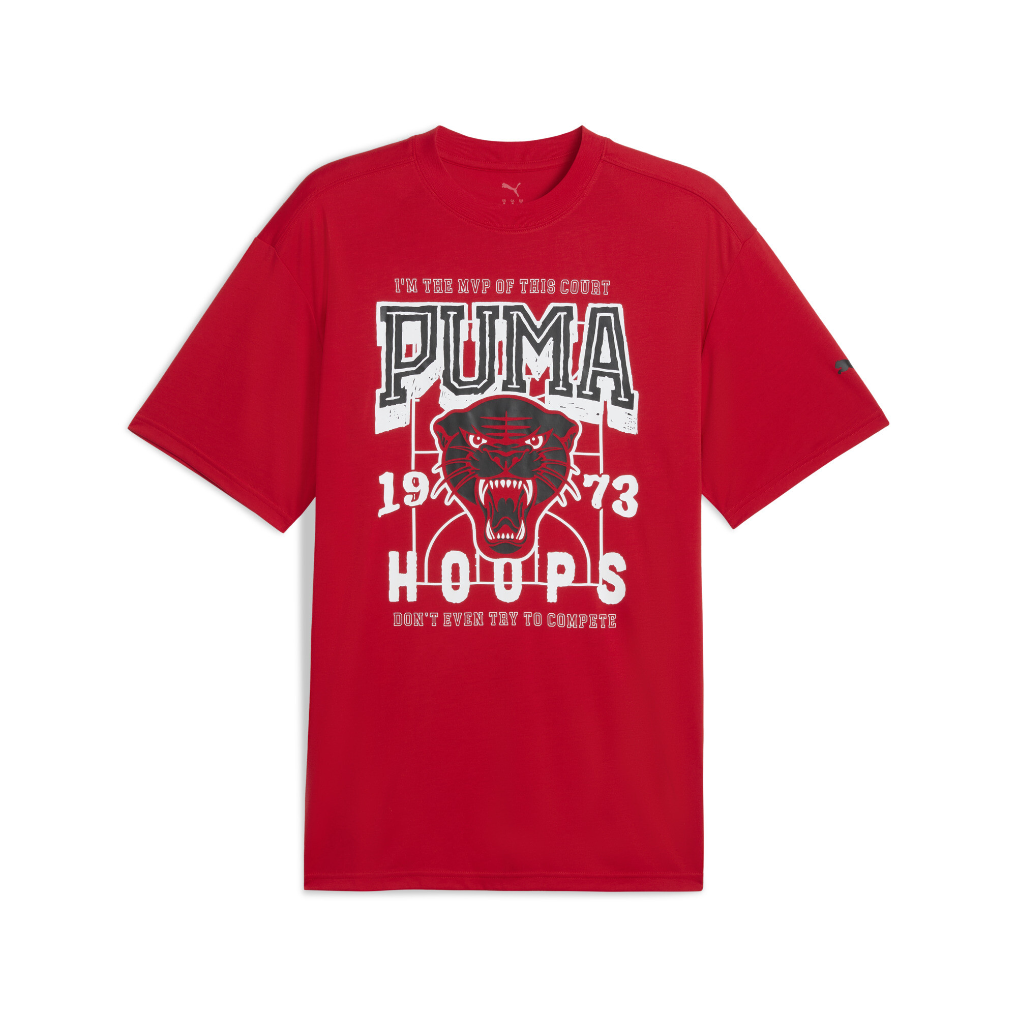PUMA Rival Rage basketbal-T-shirt voor Heren, Rood, Maat XL thumbnail 3