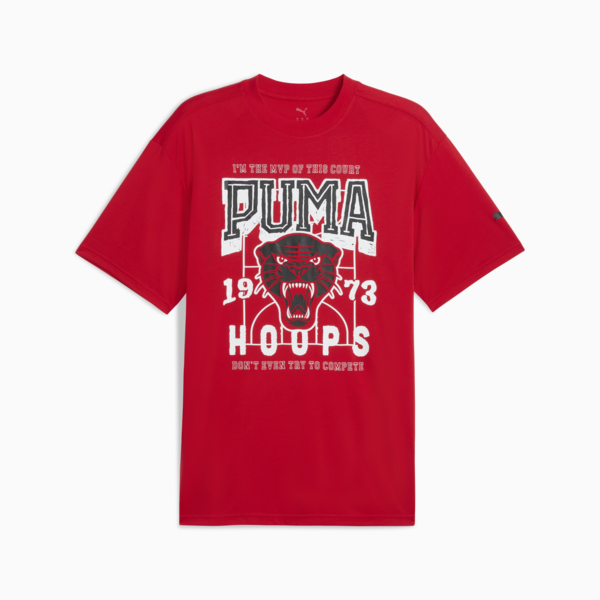 Rival Rage Basketball Tee Men, For All Time Red, large-MEX