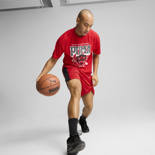 Rival Rage Basketball Tee Men, For All Time Red, large-MEX