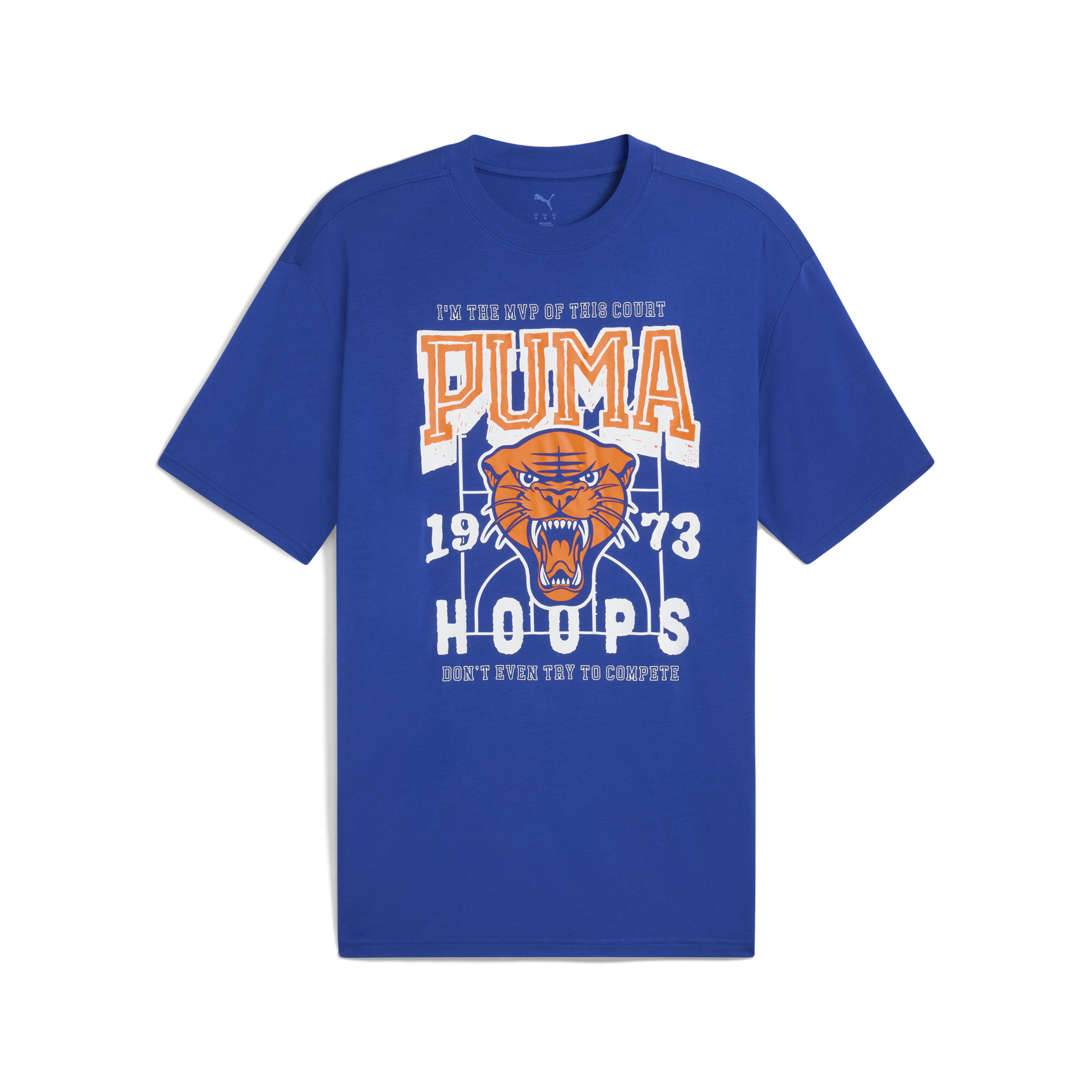 PUMA Rival Rage basketbal-T-shirt voor Heren, Blauw, Maat L thumbnail 3