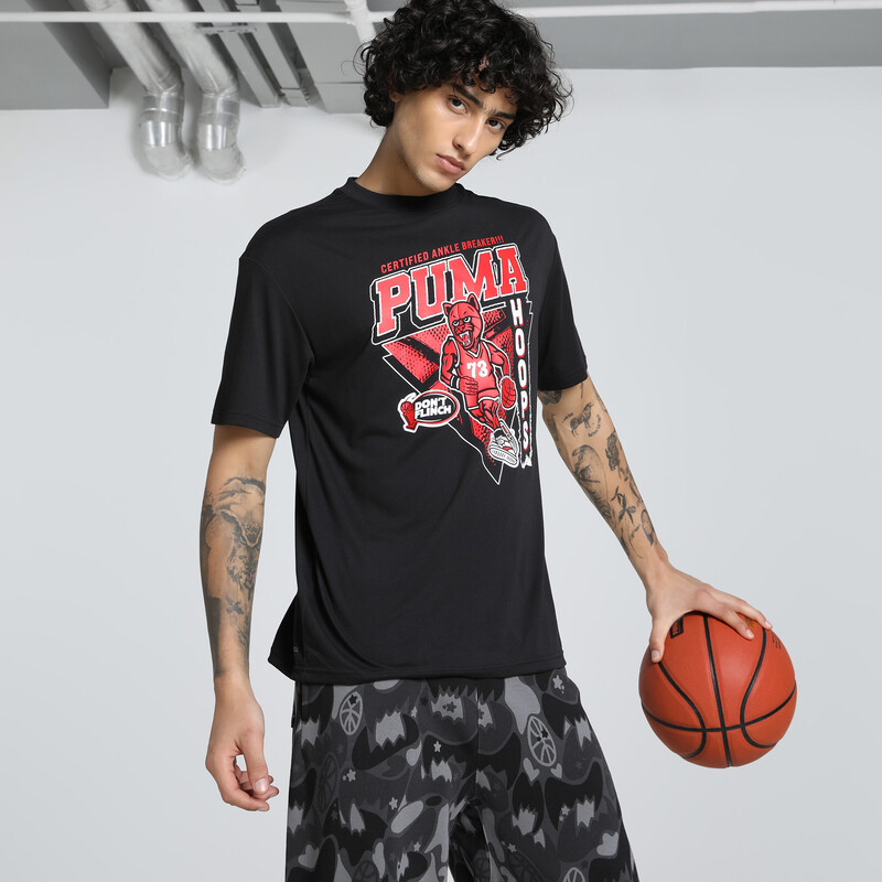 

Men's PUMA Rival Rage Relaxed Fit Basketball Tee