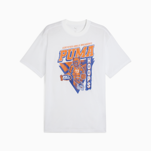 Rival Rage Basketball Tee Men, PUMA White, large-ZAF