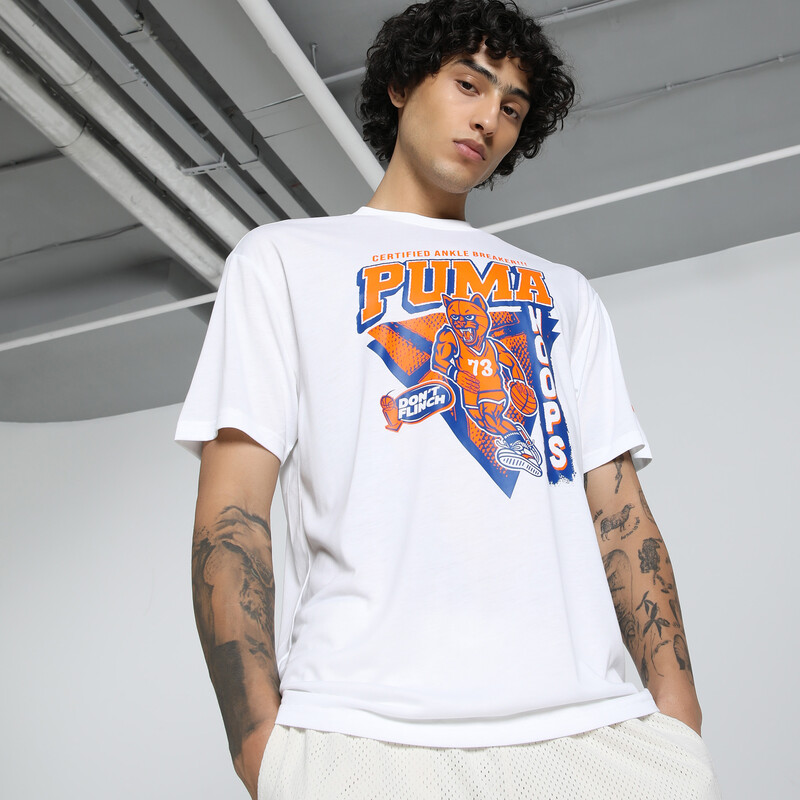 

Men's PUMA Rival Rage Relaxed Fit Basketball Tee