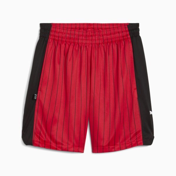 Shorts estampados Rival Rage Heritage para hombre, For All Time Red-PUMA Black, large-MEX