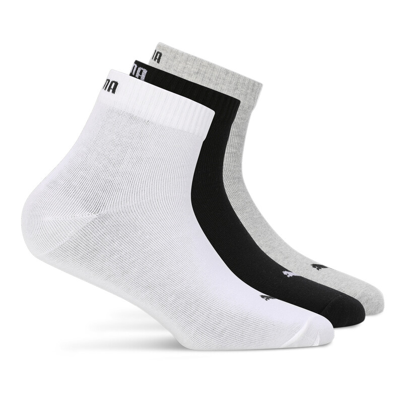 

PUMA Unisex Quarter Plain Socks Pack Of 3