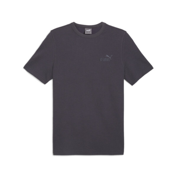 Ess Elevated Waffle Tee, Galactic Gray, large-ZAF