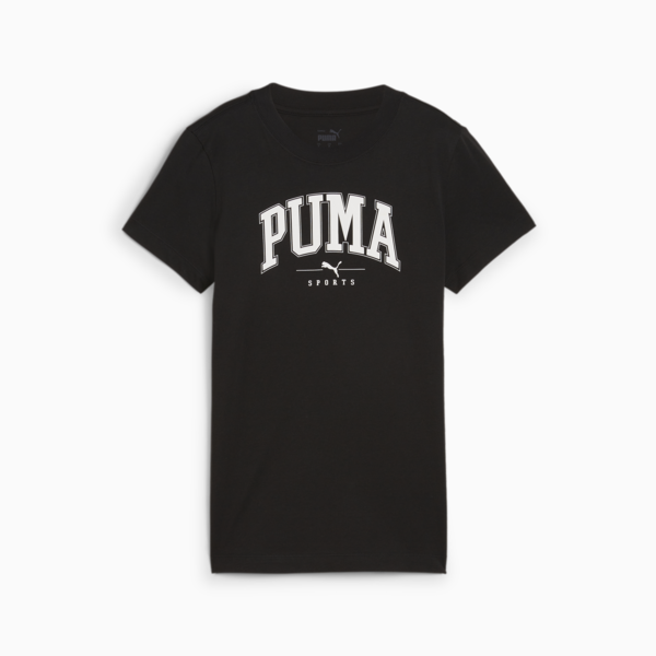 PUMA Squad Graphic Tee, PUMA Black, large-ZAF