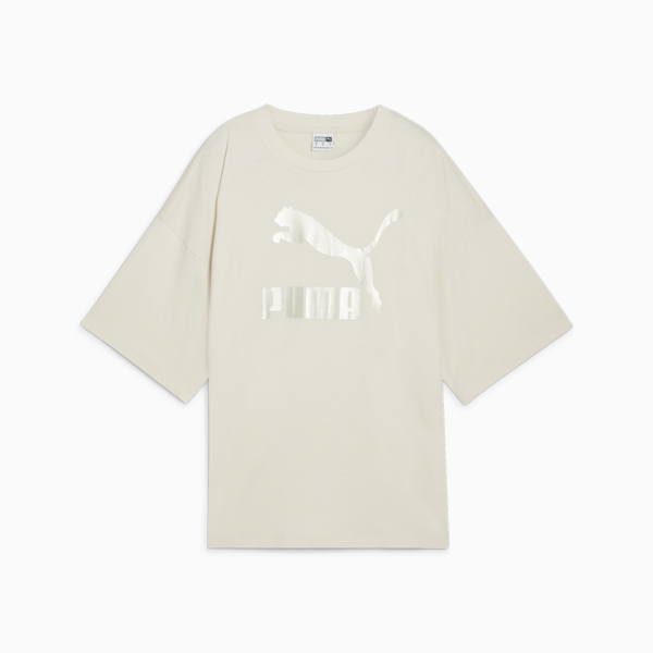 Classics Oversize Logo Tee, Alpine Snow, large-ZAF