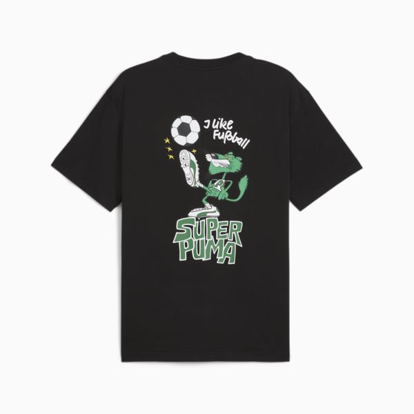 Graphics Puma Relaxed Tee, PUMA Black, large-ZAF