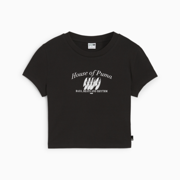 Graphics Music Baby Tee, PUMA Black, large-ZAF