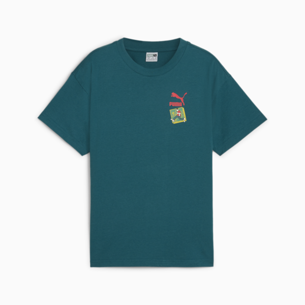 GRAPHICS TRAILISM Tee B, Cold Green, large-ZAF
