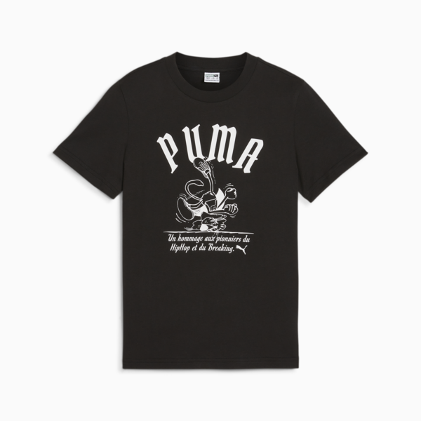 GRAPHICS SUPER PUMA Tee, PUMA Black, large-ZAF