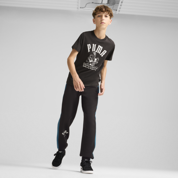 GRAPHICS SUPER PUMA Tee, PUMA Black, large-ZAF