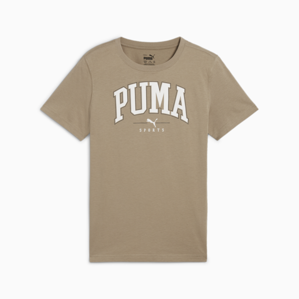 Puma Squad Big Graphic Tee, Oak Branch, large-ZAF