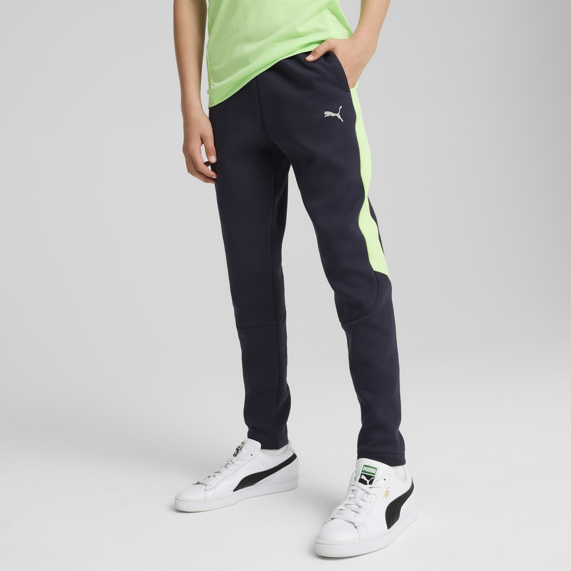 Puma Evostripe Hose für Jugendliche Für Herren Für Damen Für Kinder | Mit Plain | New Navy | Größe: 15-16Y