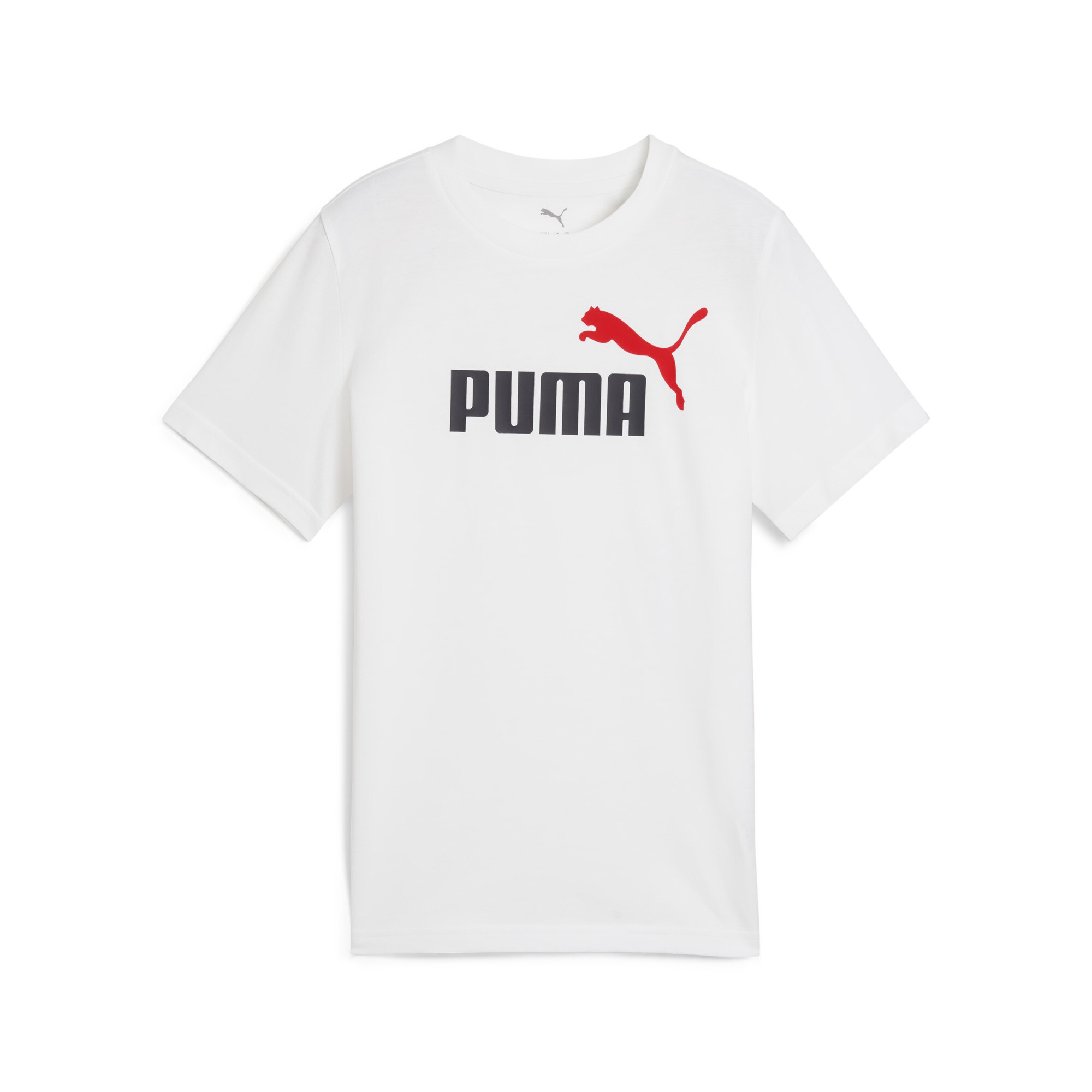 Puma Essentials Colour No.1 Logo T-Shirt Teenager Für Herren Für Damen Für Kinder | Mit Print | White | Größe: 7-8Y